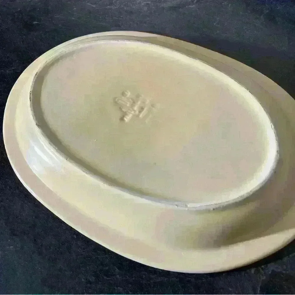 Pfaltzgraff Village Stoneware Oval Serving Platter 14.5 Inches By 10 Inches
